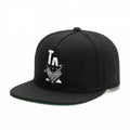 Trendy flat brimmed snapback hats los angeles laletterembroiderunisex