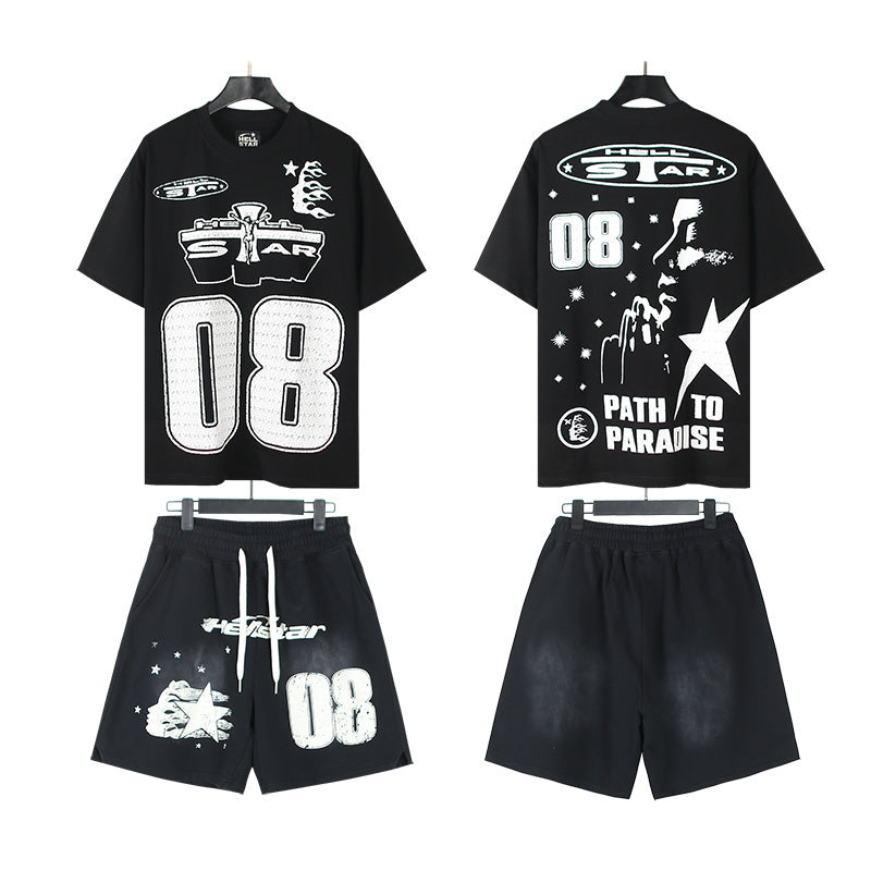 HS T-Shirt And Shorts Two-Piece Set