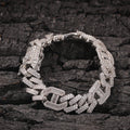 Bracelet Hiphop Zircon Strip Cuban Bracelet Spectrum Royalty