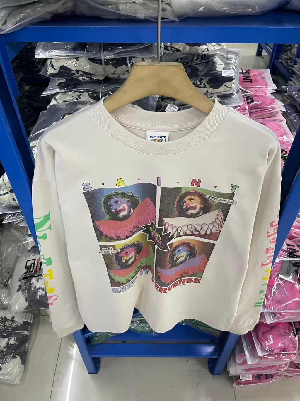 Saint Michael long sleeve shirts