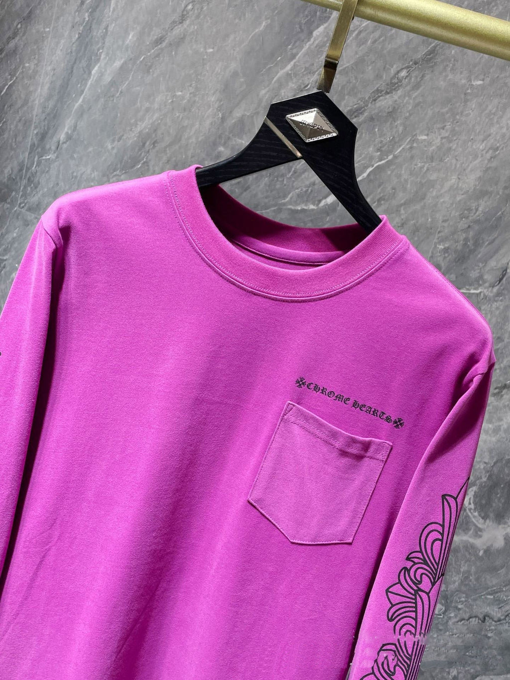 CHH  Heart Long Sleeve Shirt Unisex Fashion Loose Long Sleeve Shirt