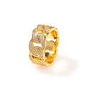 Rings Hip Hop Zircon Cuban Ring Couple Spectrum St. Valentine's