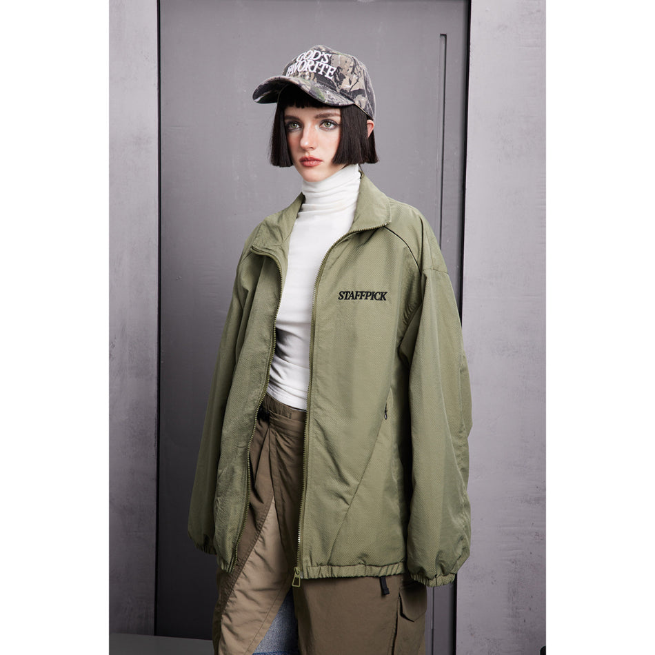 Unisex Jacket Casual Stand-up Collar Jacket Men and Women Couple Jacket