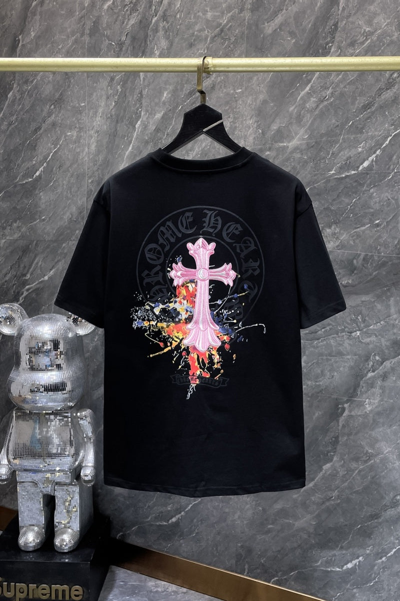 Chrome heart T shirts High-quality 100% cotton streetwear