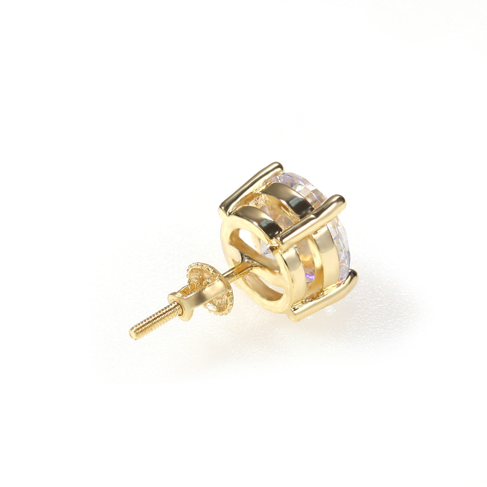 Earrings Zircon 925 Silver Earrings Spectrum