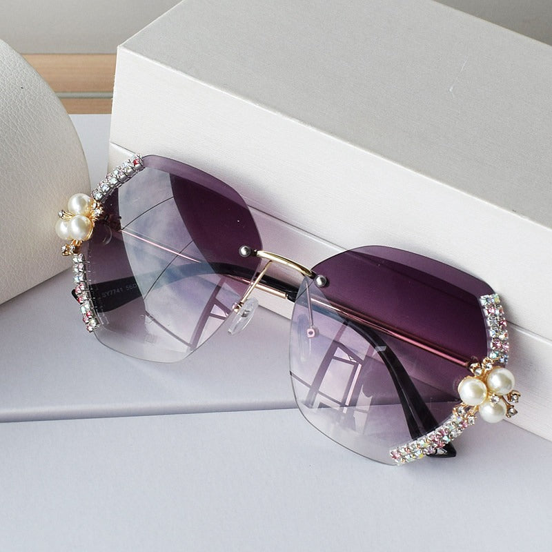 Trendy punk glasses sunshade uv protection
