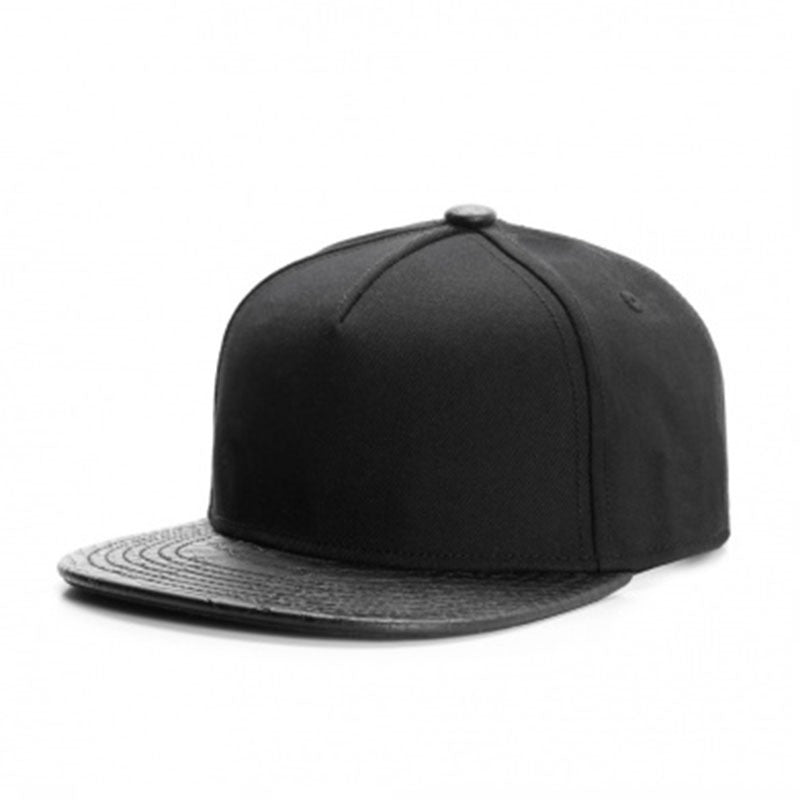 Trendy flat brimmed snapback hats pure blank blank light board