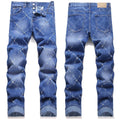 Mens Fashion Jeans Chain embroidery S8261#