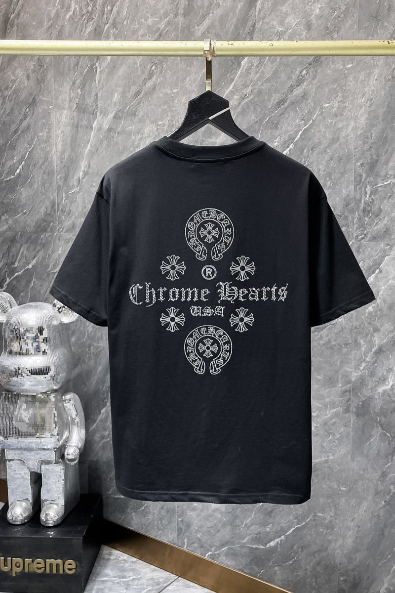 Chrome heart T shirts High-quality 100% cotton streetwear