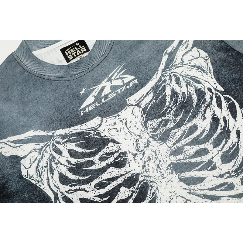 HS Long Sleeve Shirts Hip-hop loose oversize