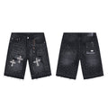 Mens trendy purple jeans, 100% cotton Denim Shorts #PU529