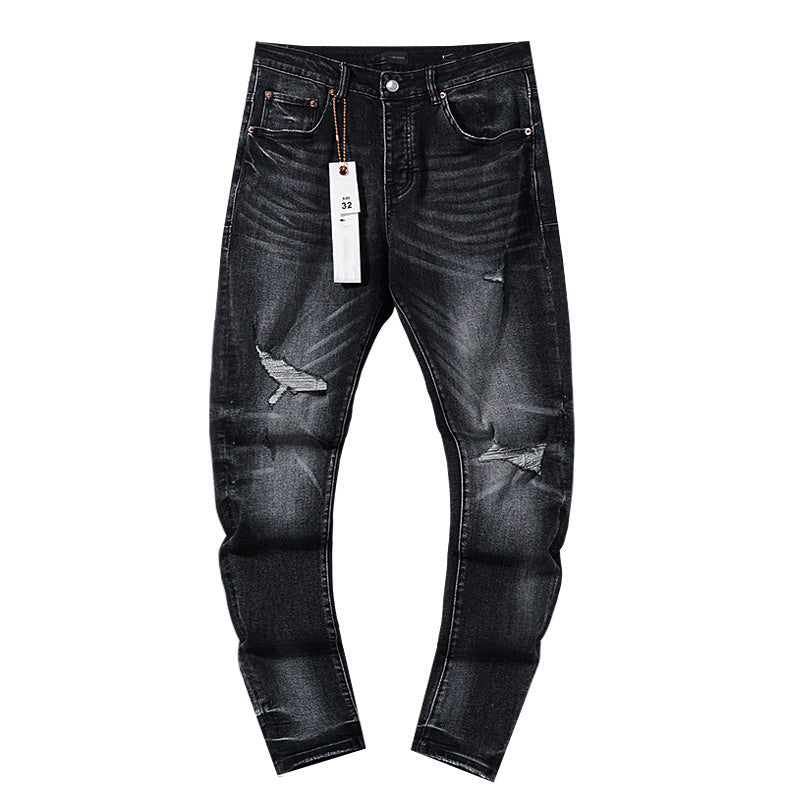 Mens trendy purple jeans, 100% cotton Jeans #PU128