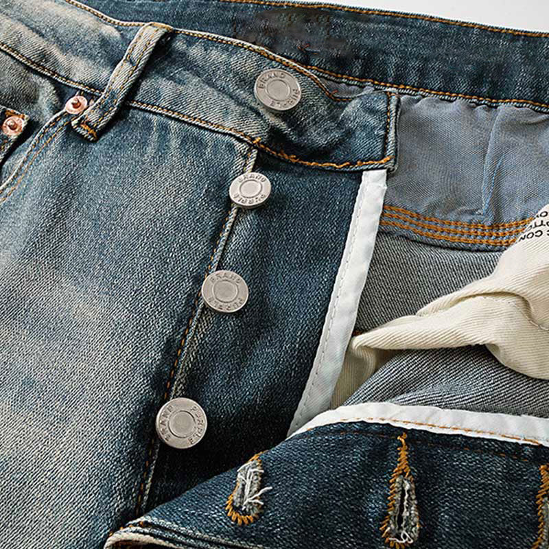 Mens trendy purple jeans, 100% cotton Jeans #PU141