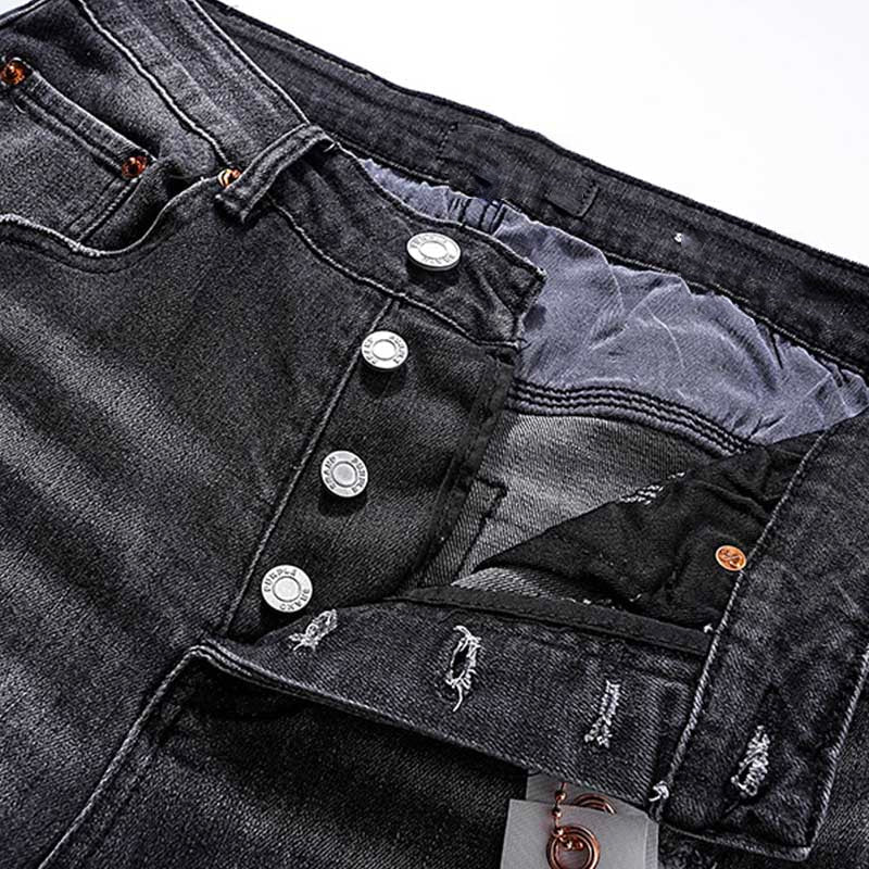 Mens trendy purple jeans, 100% cotton Jeans #PU122