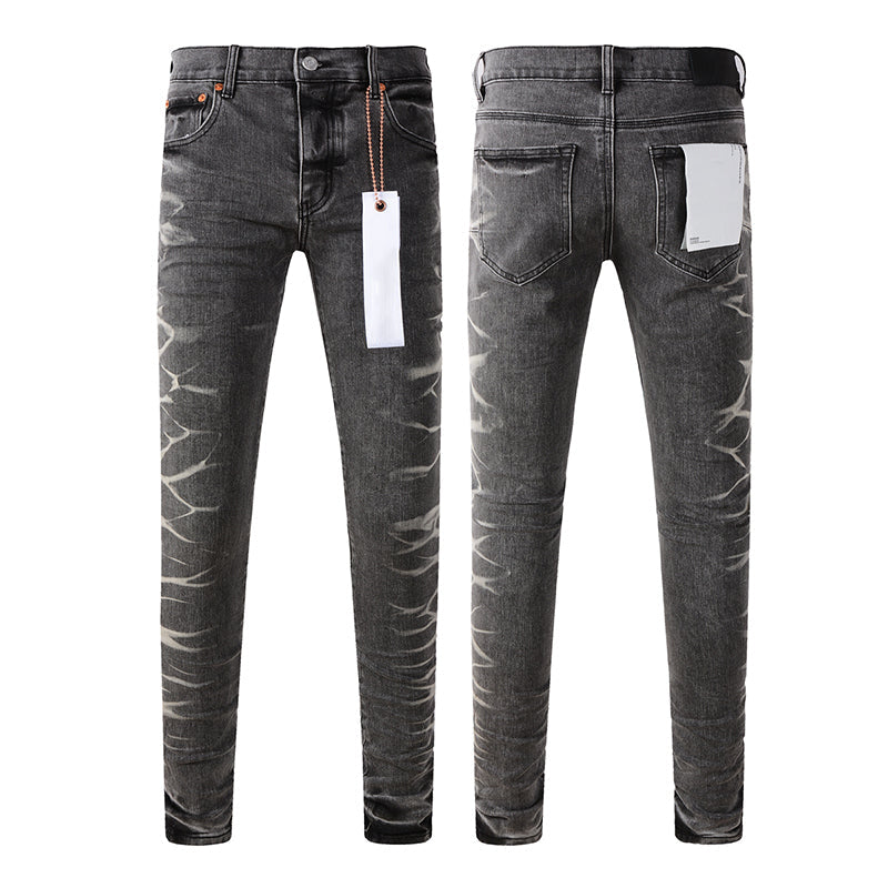 Mens trendy purple jeans, 100% cotton Pure Cotton High Street Trend