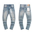 Mens trendy purple jeans, 100% cotton Jeans #PU142