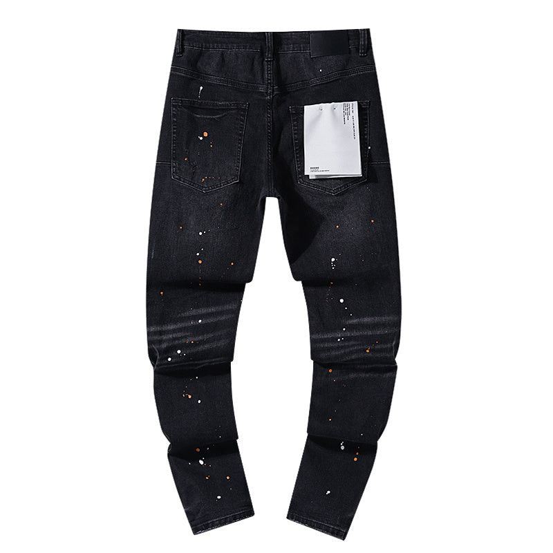 Mens trendy purple jeans, 100% cotton Jeans #PU116