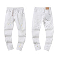 Mens trendy purple jeans, 100% cotton Jeans #PU137