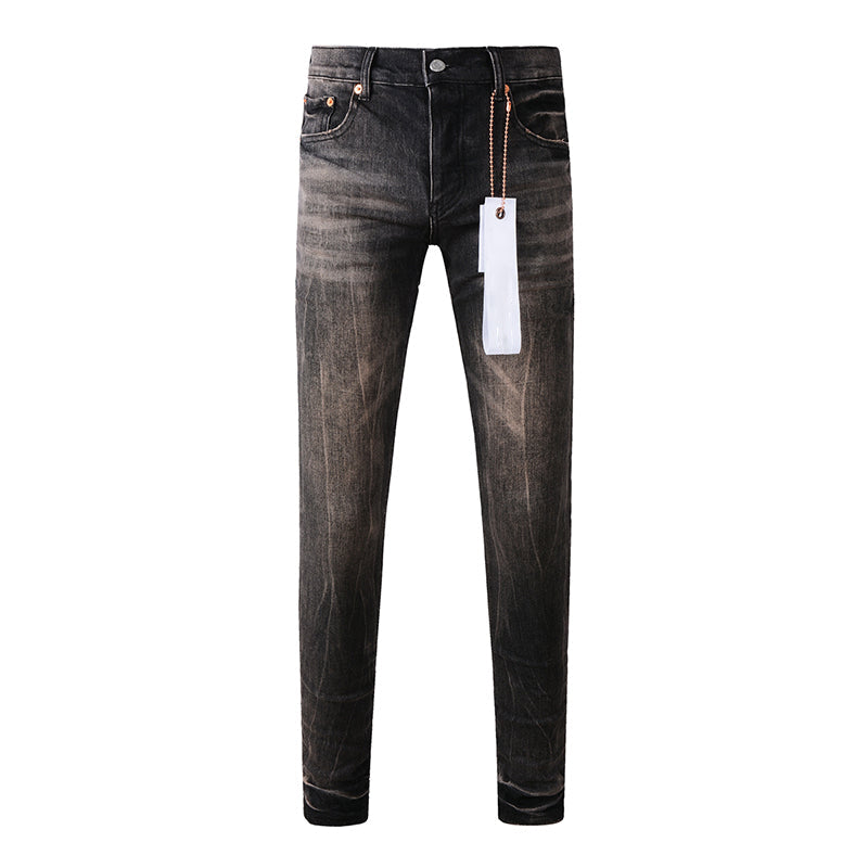 Mens trendy purple jeans, 100% cotton Pure Cotton High Street Trend