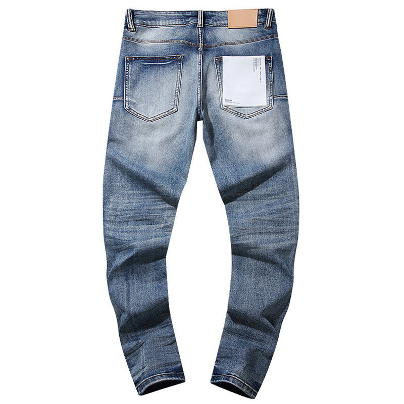 Mens trendy purple jeans, 100% cotton Jeans #PU104