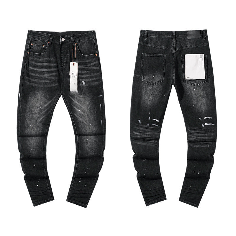 Mens trendy purple jeans, 100% cotton Jeans #PU144