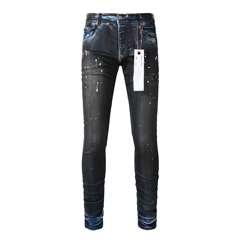 Mens trendy purple jeans, 100% cotton Pure Cotton High Street Trend