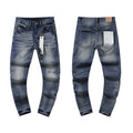Mens trendy purple jeans, 100% cotton Jeans #PU108