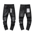 Mens trendy purple jeans, 100% cotton Jeans #PU113