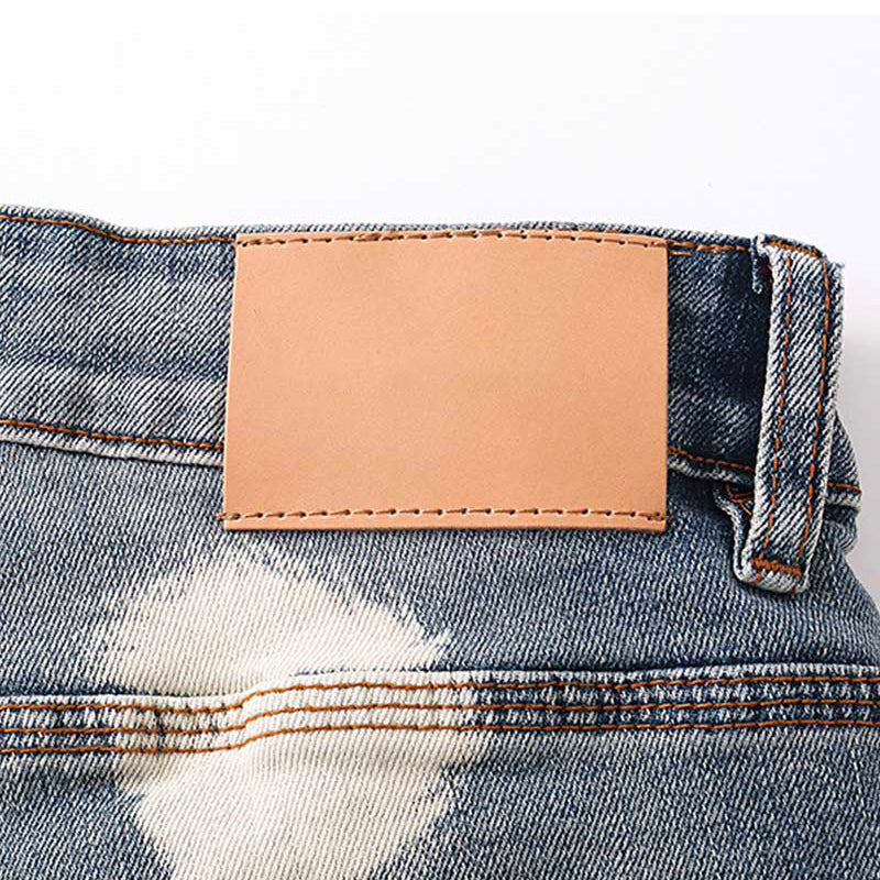 Mens trendy purple jeans, 100% cotton Denim Shorts #PU523