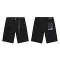 Mens trendy purple jeans, 100% cotton Denim Shorts #PU502