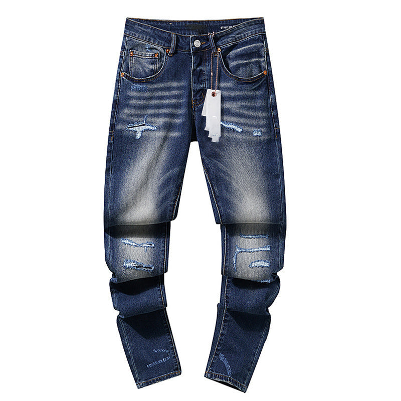 Mens trendy purple jeans, 100% cotton Jeans #PU115