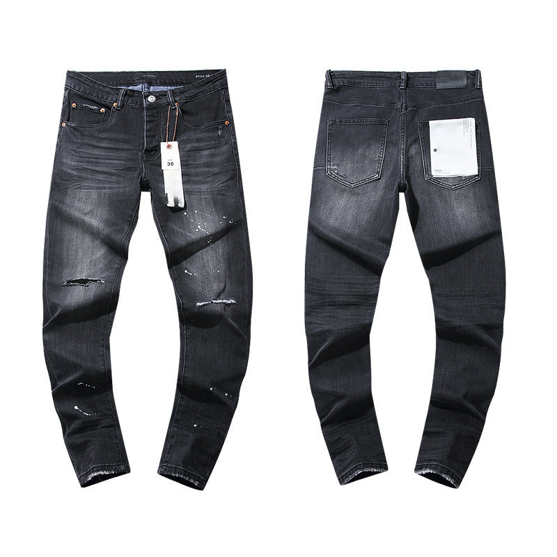 Mens trendy purple jeans, 100% cotton Jeans #PU100