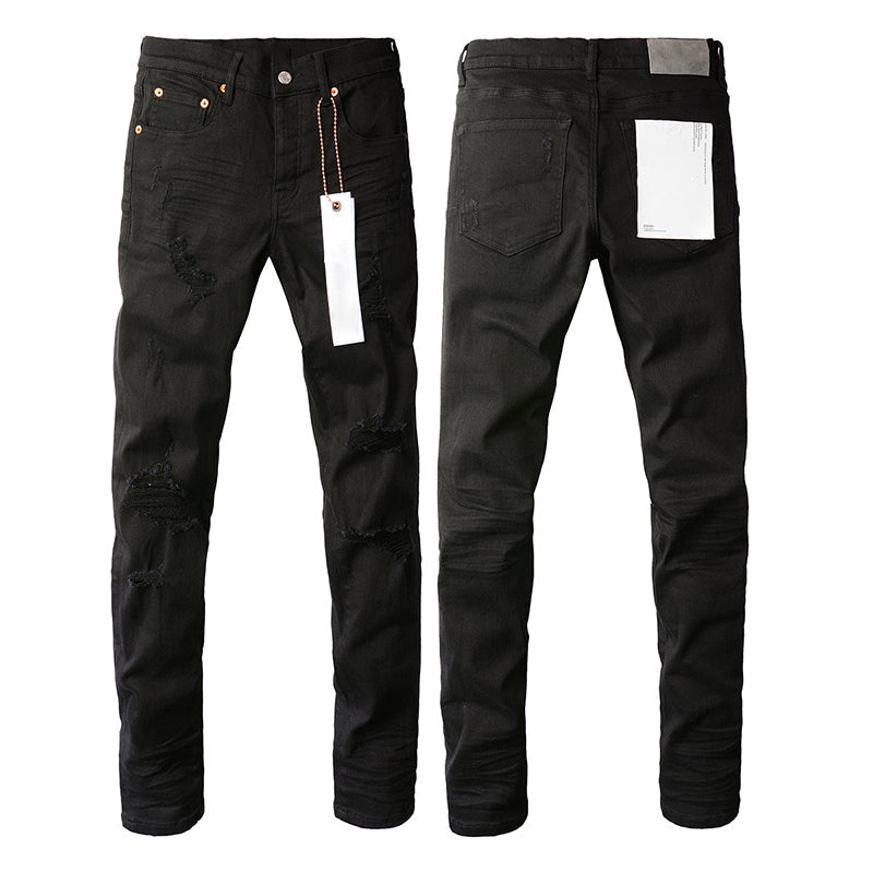 Mens trendy purple jeans, 100% cotton Pure Cotton High Street Trend
