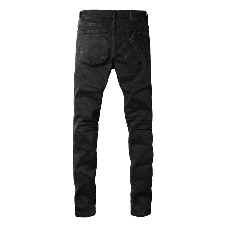Mens trendy purple jeans, 100% cotton Pure Cotton High Street Trend