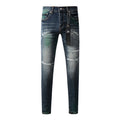 Mens trendy purple jeans, 100% cotton Pure Cotton High Street Trend