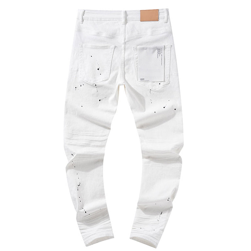 Mens trendy purple jeans, 100% cotton Jeans #PU105