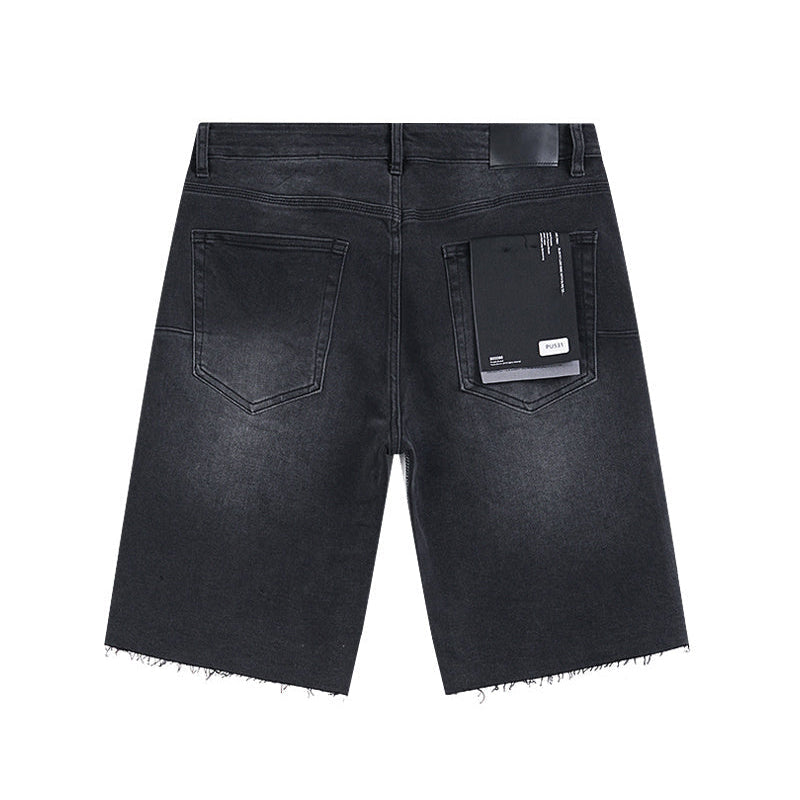 Mens trendy purple jeans, 100% cotton Denim Shorts #PU531