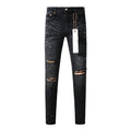 Mens trendy purple jeans, 100% cotton Pure Cotton High Street Trend