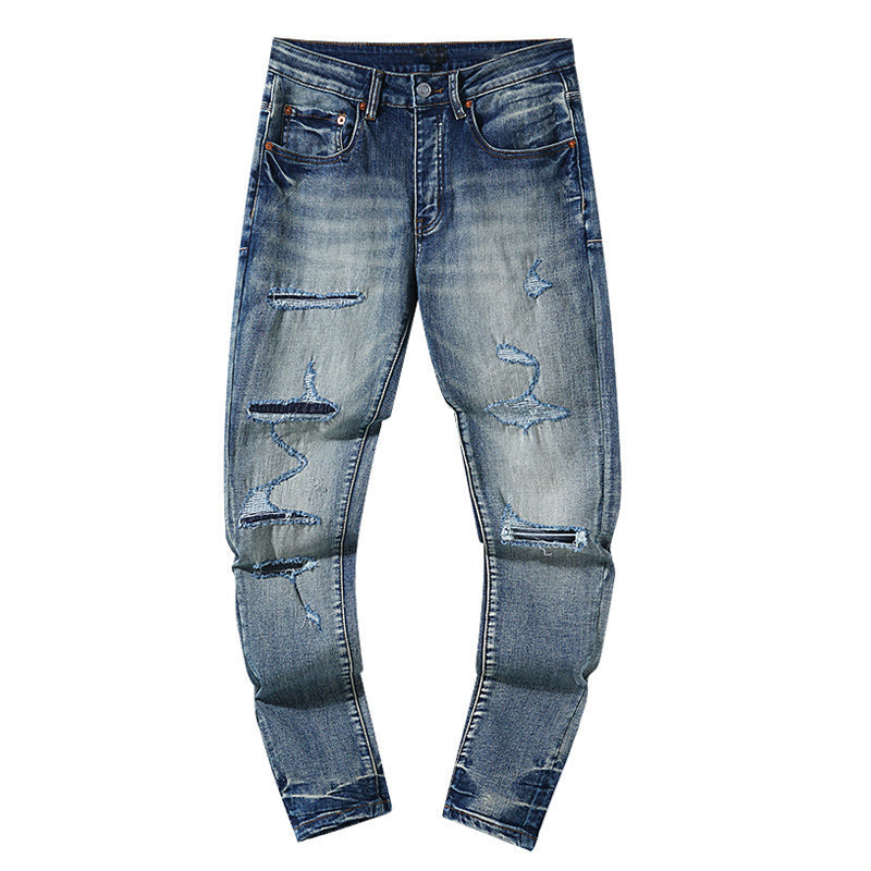 Mens trendy purple jeans, 100% cotton Jeans #PU119