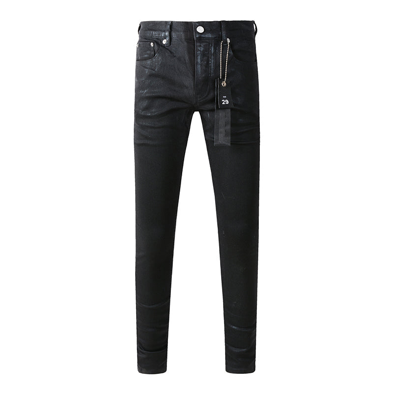 Mens trendy purple jeans, 100% cotton Pure Cotton High Street Trend