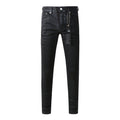 Mens trendy purple jeans, 100% cotton Pure Cotton High Street Trend