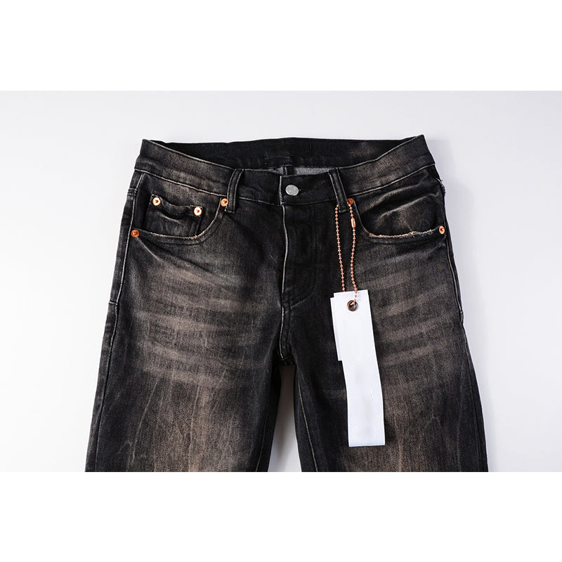 Mens trendy purple jeans, 100% cotton Pure Cotton High Street Trend