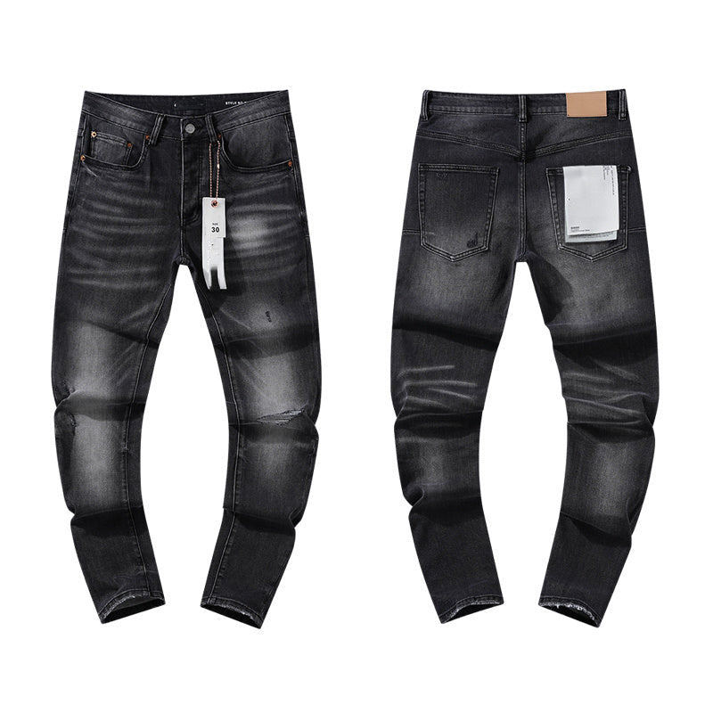 Mens trendy purple jeans, 100% cotton Jeans #PU111