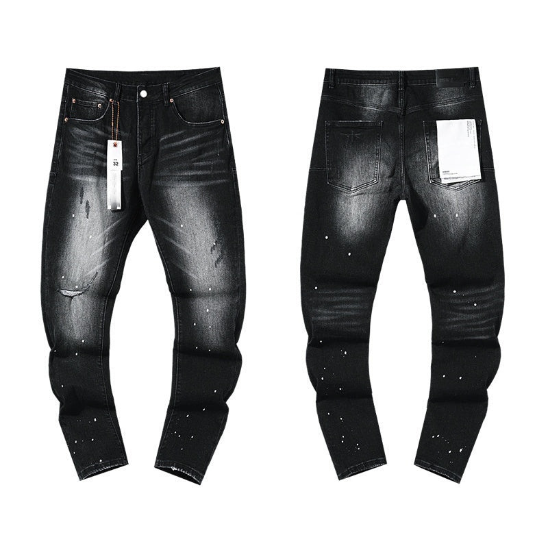 Mens trendy purple jeans, 100% cotton Jeans #PU129