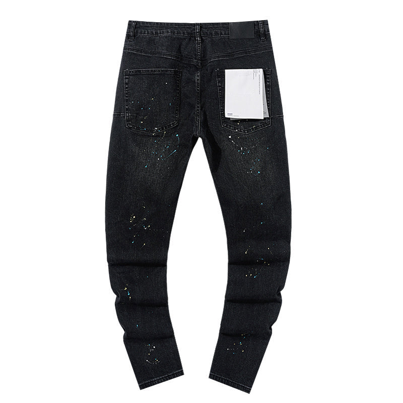 Mens trendy purple jeans, 100% cotton Jeans #PU140