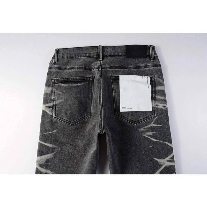 Mens trendy purple jeans, 100% cotton Pure Cotton High Street Trend