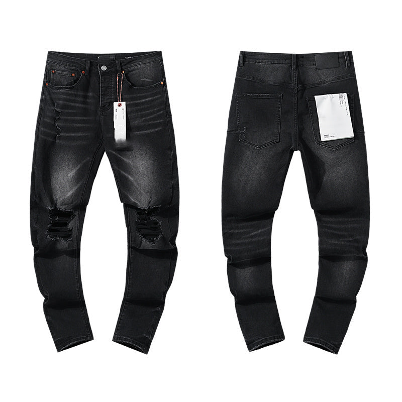 Mens trendy purple jeans, 100% cotton Jeans #PU126