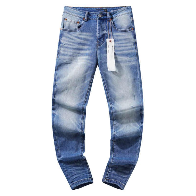 Mens trendy purple jeans, 100% cotton Jeans #PU106