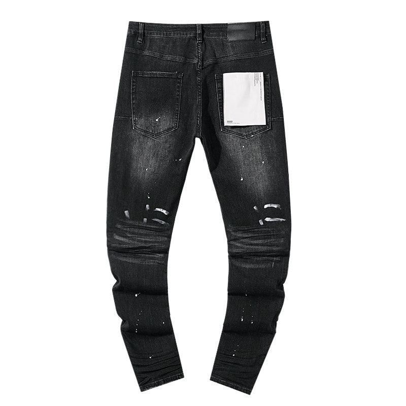 Mens trendy purple jeans, 100% cotton Jeans #PU144