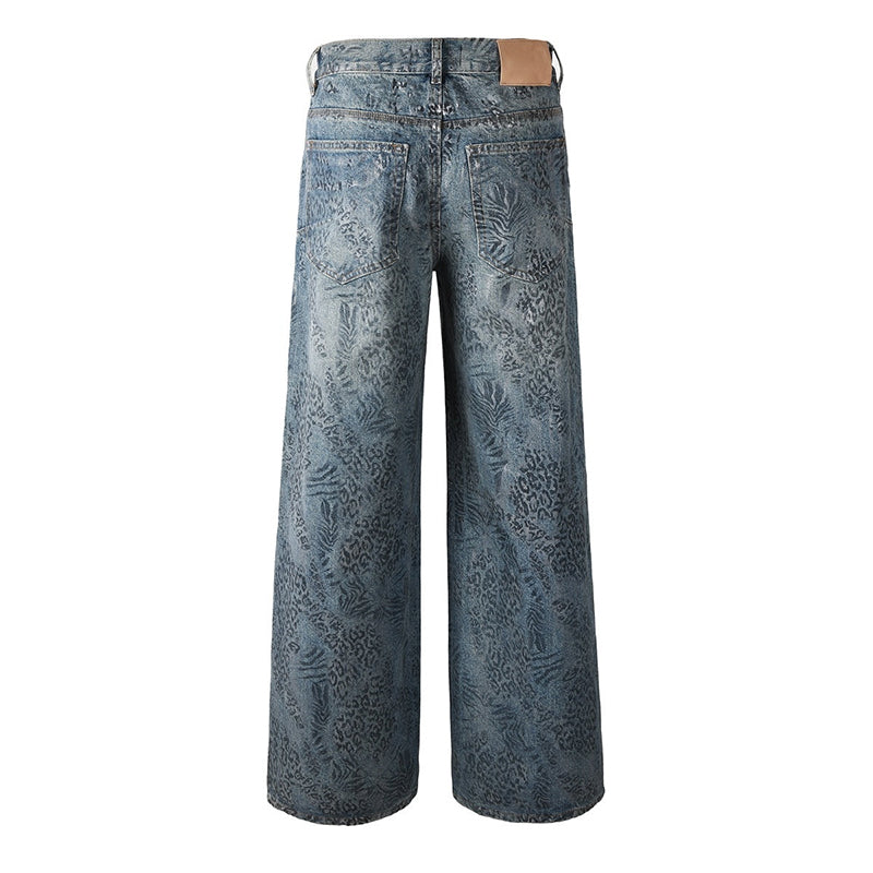 Mens trendy purple jeans, 100% cotton Rhinestones #100